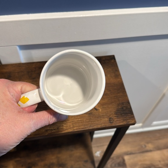 FAT WHITE CALICO CAT Cup Mug Gerrica Connolly Cypress Point Trading Co Ceramic - Picture 4 of 6